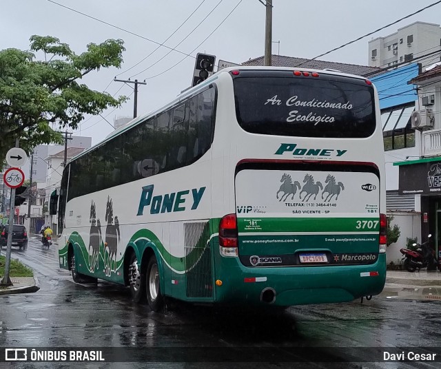 Trans Poney 3707 na cidade de Santos, São Paulo, Brasil, por Davi Cesar. Número da foto: #13070964.