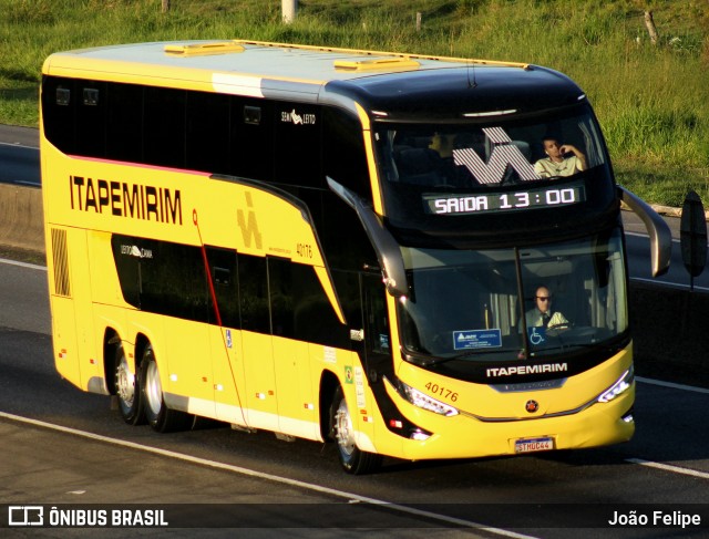 Viação Nova Itapemirim 40176 na cidade de Canas, São Paulo, Brasil, por João Felipe. Número da foto: #13070158.