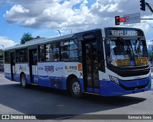 Transportes Águas Lindas BL-91610 na cidade de Belém, Pará, Brasil, por Samara Goes. Número da foto: #13068830.
