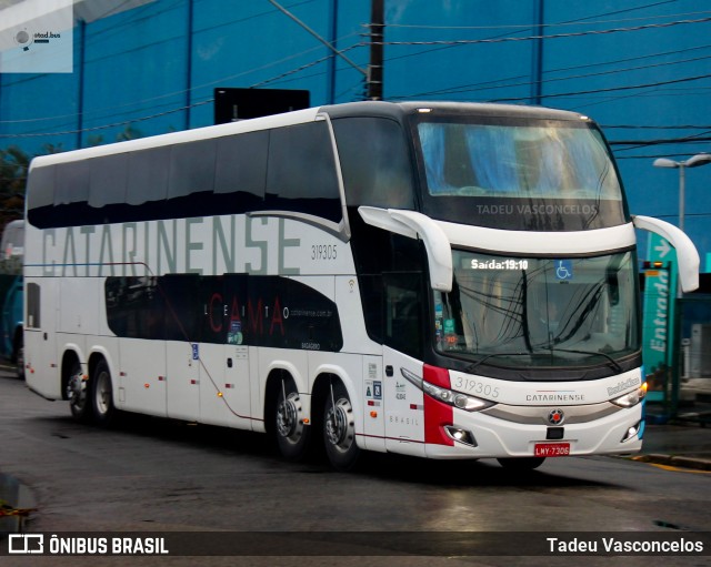 Auto Viação Catarinense 319305 na cidade de São Paulo, São Paulo, Brasil, por Tadeu Vasconcelos. Número da foto: #13071271.