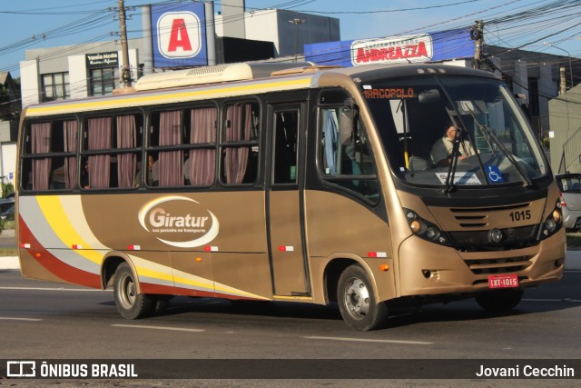 Viação Giratur 1015 na cidade de Caxias do Sul, Rio Grande do Sul, Brasil, por Jovani Cecchin. Número da foto: #13071027.
