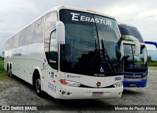 Erastur Turismo 3003 na cidade de Aparecida, São Paulo, Brasil, por Vicente de Paulo Alves. Número da foto: #13068390.