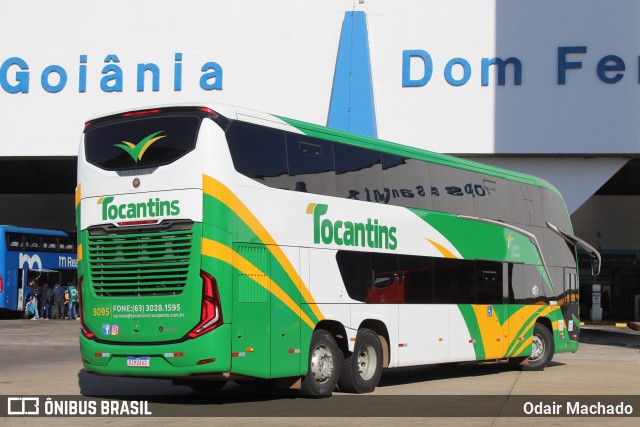 Tocantins Transportes e Turismo 3095 na cidade de Goiânia, Goiás, Brasil, por Odair Machado. Número da foto: #13068741.