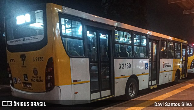 Viação Metrópole Paulista - Zona Leste 3 2130 na cidade de São Paulo, São Paulo, Brasil, por Davi Santos Silva. Número da foto: #13069285.