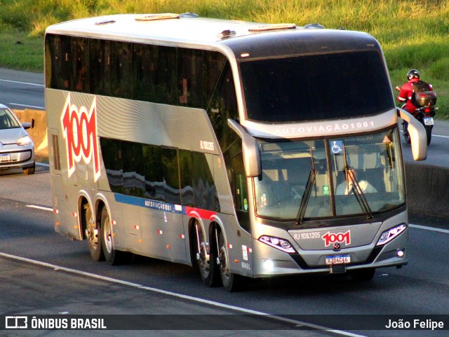 Auto Viação 1001 RJ 108.1205 na cidade de Canas, São Paulo, Brasil, por João Felipe. Número da foto: #13070134.