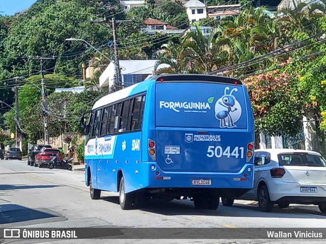 Transol Transportes Coletivos 50441 na cidade de Florianópolis, Santa Catarina, Brasil, por Wallan Vinicius. Número da foto: #13071270.