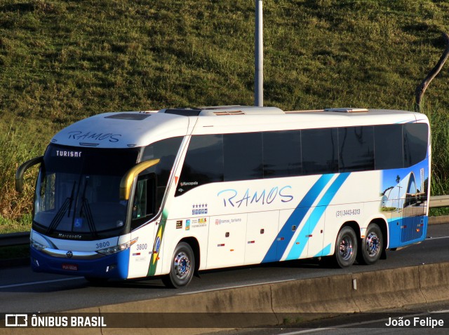 Ramos Turismo 3800 na cidade de Canas, São Paulo, Brasil, por João Felipe. Número da foto: #13070046.