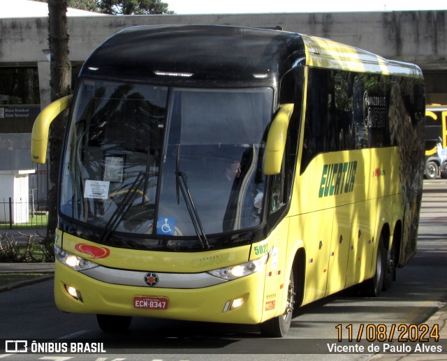 Eucatur - Empresa União Cascavel de Transportes e Turismo 5022 na cidade de Curitiba, Paraná, Brasil, por Vicente de Paulo Alves. Número da foto: #13071093.