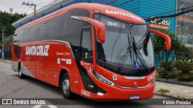 Viação Santa Cruz 33623 na cidade de São Paulo, São Paulo, Brasil, por Fábio Paixão. Número da foto: #13070905.