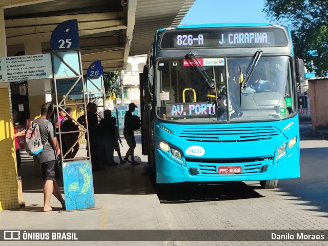 Serramar Transporte Coletivo 14231 na cidade de Serra, Espírito Santo, Brasil, por Danilo Moraes. Número da foto: #13068673.