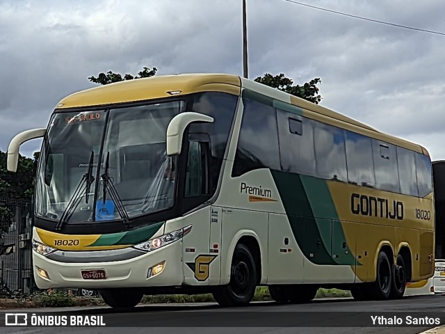 Empresa Gontijo de Transportes 18020 na cidade de Montes Claros, Minas Gerais, Brasil, por Ythalo Santos. Número da foto: #13071213.