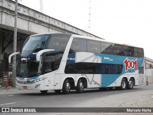 Auto Viação 1001 RJ 108.401 na cidade de Rio de Janeiro, Rio de Janeiro, Brasil, por Marcelo Horta. Número da foto: #13069794.