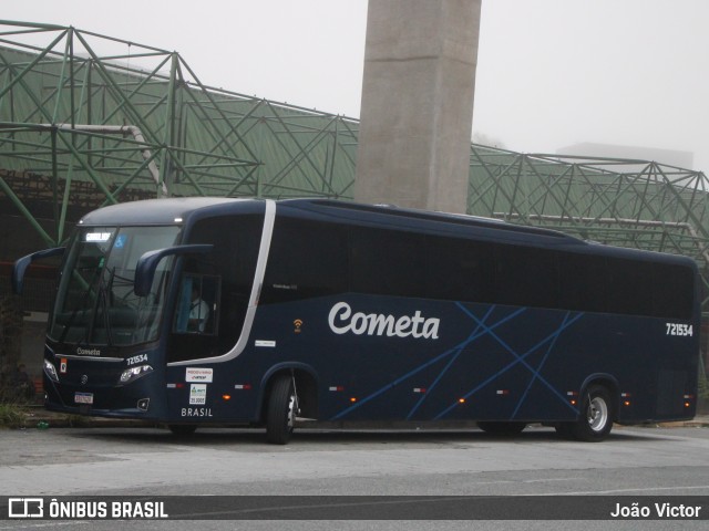Viação Cometa 721534 na cidade de Guarulhos, São Paulo, Brasil, por João Victor. Número da foto: #13073728.
