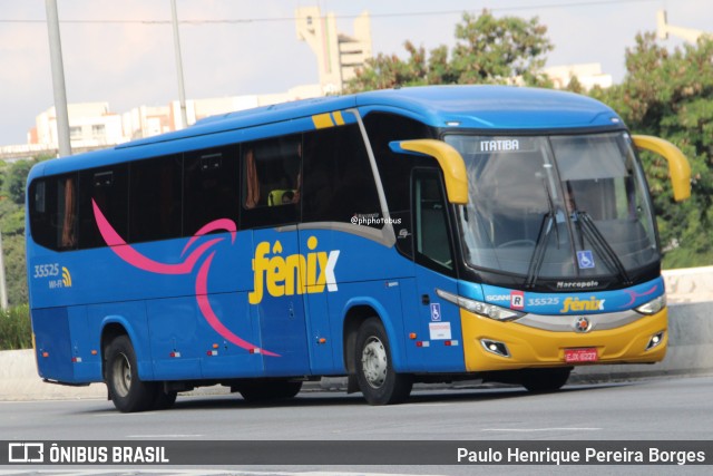 Rápido Expresso Fênix Viação 35525 na cidade de São Paulo, São Paulo, Brasil, por Paulo Henrique Pereira Borges. Número da foto: #13073118.