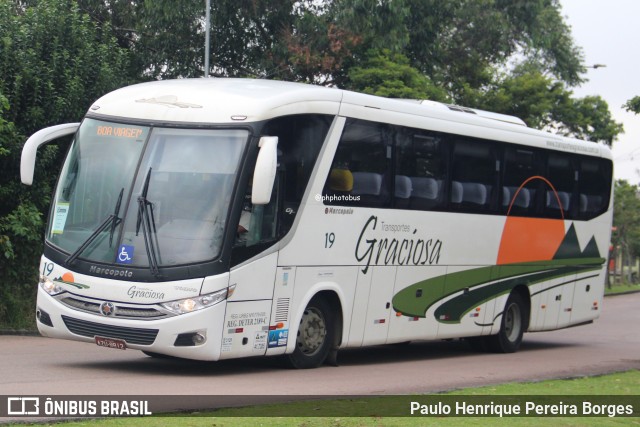 Graciosa Transporte e Turismo Ltda-ME 19 na cidade de Curitiba, Paraná, Brasil, por Paulo Henrique Pereira Borges. Número da foto: #13073210.
