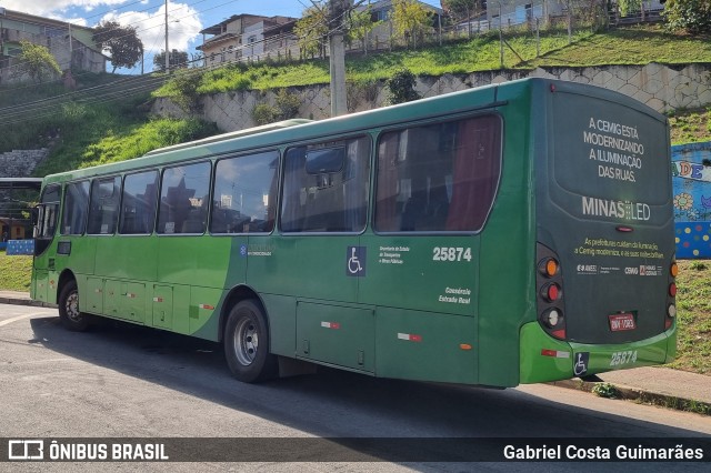 Companhia Coordenadas de Transportes 25874 na cidade de Belo Horizonte, Minas Gerais, Brasil, por Gabriel Costa Guimarães. Número da foto: #13072651.