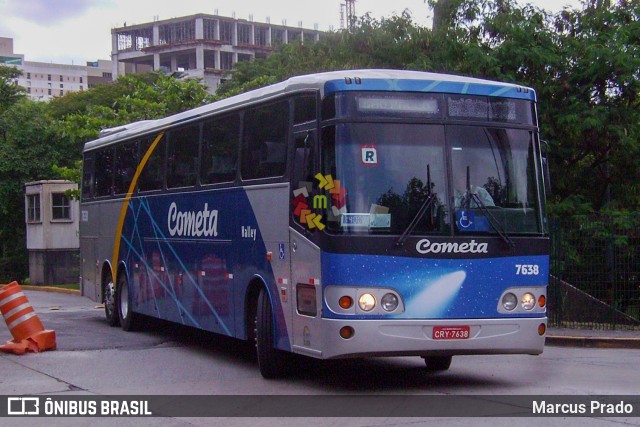 Viação Cometa 7638 na cidade de São Paulo, São Paulo, Brasil, por Marcus Prado. Número da foto: #13074082.
