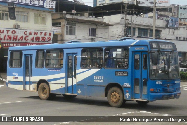 Viação Satélite 15611 na cidade de Cariacica, Espírito Santo, Brasil, por Paulo Henrique Pereira Borges. Número da foto: #13073313.
