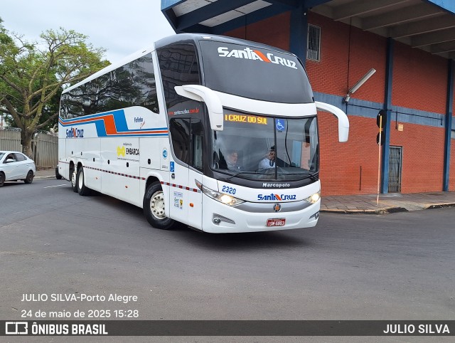 VUSC - Viação União Santa Cruz 2320 na cidade de Porto Alegre, Rio Grande do Sul, Brasil, por JULIO SILVA. Número da foto: #13072703.