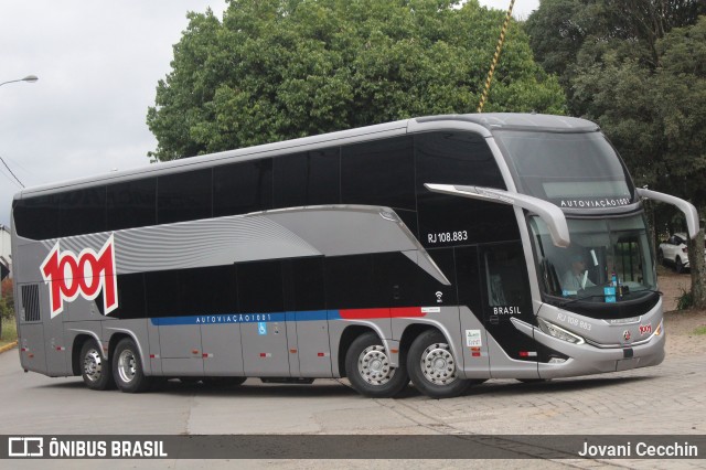 Auto Viação 1001 RJ 108.883 na cidade de Caxias do Sul, Rio Grande do Sul, Brasil, por Jovani Cecchin. Número da foto: #13073588.