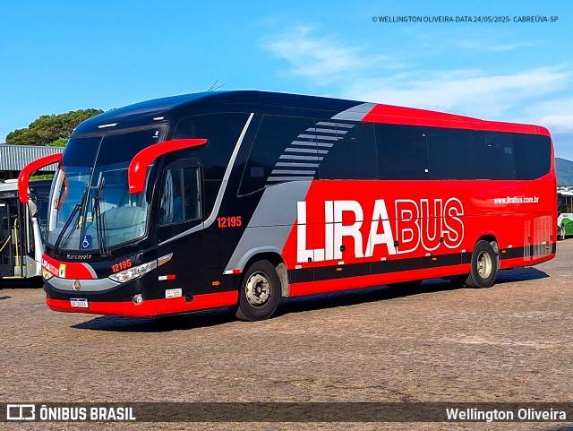 Lirabus 12195 na cidade de Cabreúva, São Paulo, Brasil, por Wellington Oliveira. Número da foto: #13073220.
