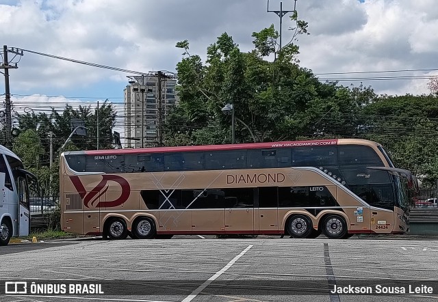 Viação Diamond Turismo 24424 na cidade de São Paulo, São Paulo, Brasil, por Jackson Sousa Leite. Número da foto: #13073833.