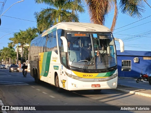 Empresa Gontijo de Transportes 18730 na cidade de Bom Despacho, Minas Gerais, Brasil, por Adeilton Fabricio. Número da foto: #13071565.