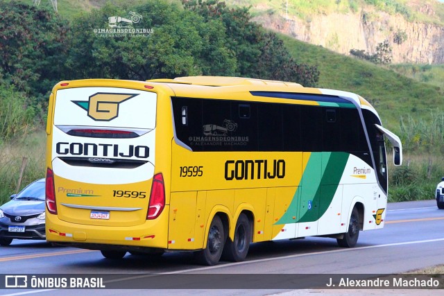 Empresa Gontijo de Transportes 19595 na cidade de Belo Horizonte, Minas Gerais, Brasil, por J. Alexandre Machado. Número da foto: #13072809.