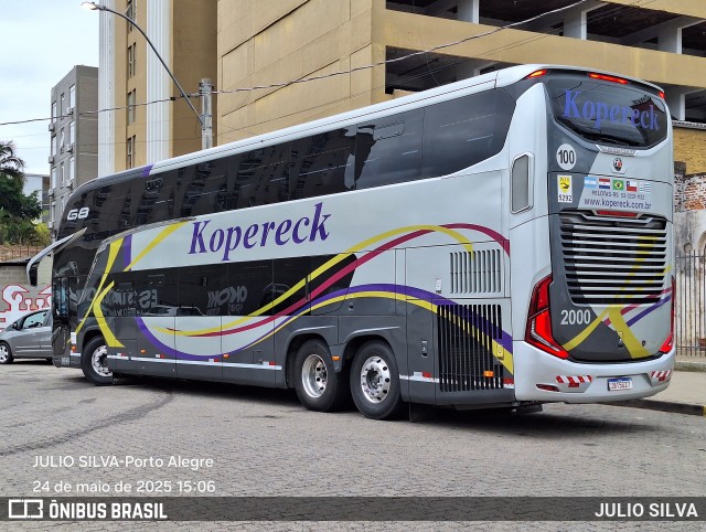 Kopereck Turismo 2000 na cidade de Porto Alegre, Rio Grande do Sul, Brasil, por JULIO SILVA. Número da foto: #13072806.