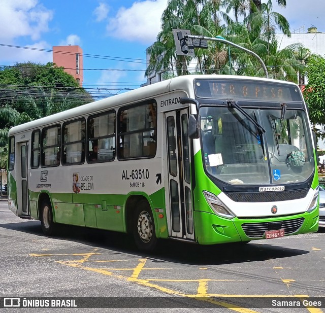 Auto Viação Monte Cristo AL-63510 na cidade de Belém, Pará, Brasil, por Samara Goes. Número da foto: #13071491.