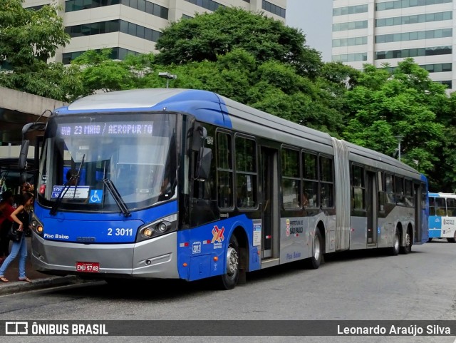 Sambaíba Transportes Urbanos 2 3011 na cidade de São Paulo, São Paulo, Brasil, por Leonardo Araújo Silva. Número da foto: #13072866.