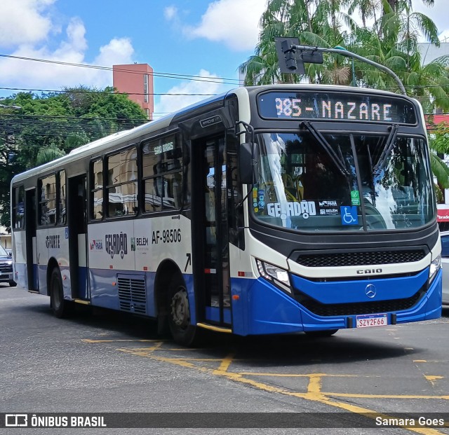 Viação Forte AF-98506 na cidade de Belém, Pará, Brasil, por Samara Goes. Número da foto: #13071492.