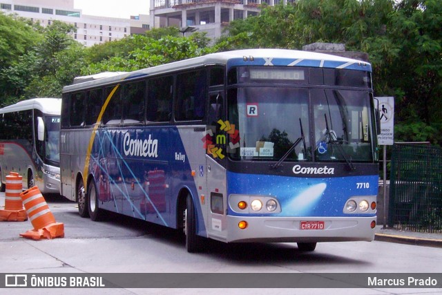 Viação Cometa 7710 na cidade de São Paulo, São Paulo, Brasil, por Marcus Prado. Número da foto: #13074036.