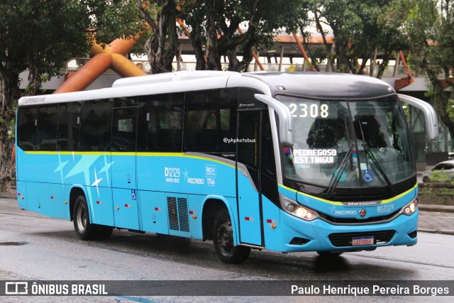Expresso Recreio D12129 na cidade de Rio de Janeiro, Rio de Janeiro, Brasil, por Paulo Henrique Pereira Borges. Número da foto: #13073100.