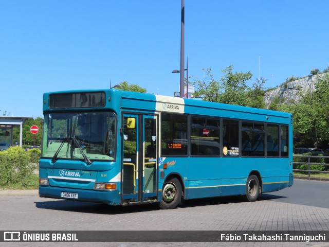 Arriva 1634 na cidade de Dartford, Kent, Inglaterra, por Fábio Takahashi Tanniguchi. Número da foto: #13072611.