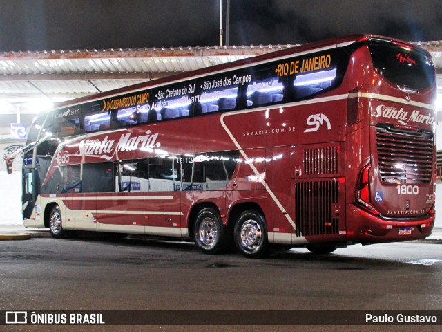 Santa Maria Fretamento e Turismo > Transportes Santa Maria(SP) 1800 na cidade de Rio de Janeiro, Rio de Janeiro, Brasil, por Paulo Gustavo. Número da foto: #13072741.
