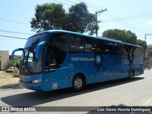 Expresso do Sul 2334 na cidade de Rio de Janeiro, Rio de Janeiro, Brasil, por Luis Otávio Vicente Domingues. Número da foto: #13073363.