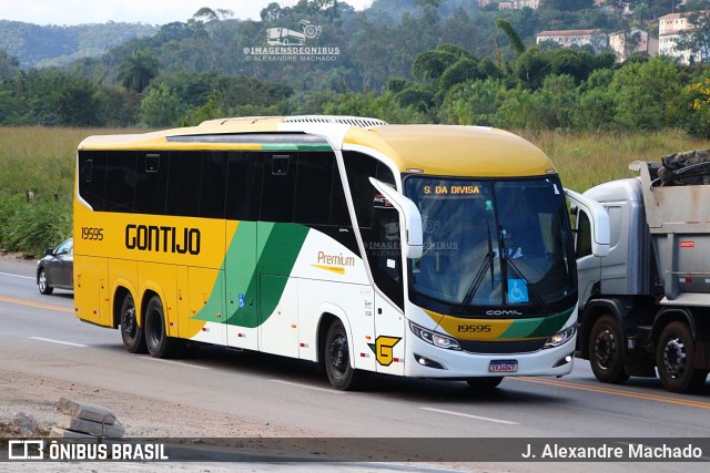 Empresa Gontijo de Transportes 19595 na cidade de Belo Horizonte, Minas Gerais, Brasil, por J. Alexandre Machado. Número da foto: #13072813.