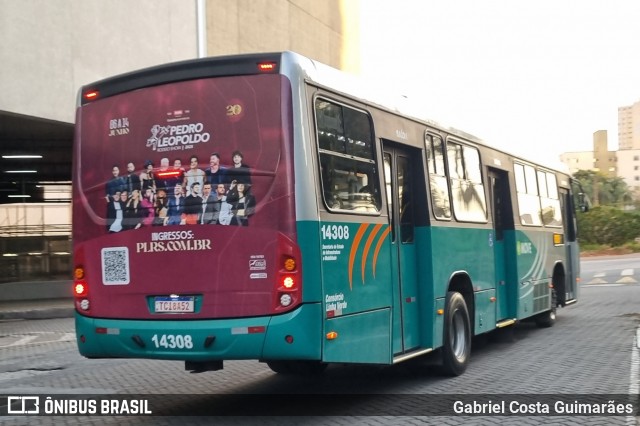 Expresso Unir 14308 na cidade de Belo Horizonte, Minas Gerais, Brasil, por Gabriel Costa Guimarães. Número da foto: #13072633.