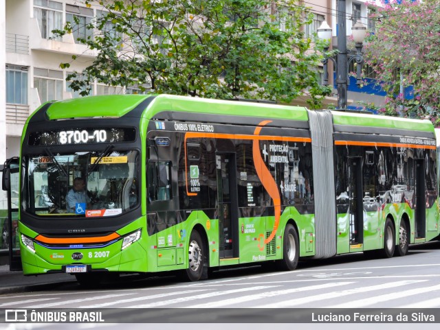 Viação Gato Preto 8 2007 na cidade de São Paulo, São Paulo, Brasil, por Luciano Ferreira da Silva. Número da foto: #13073168.