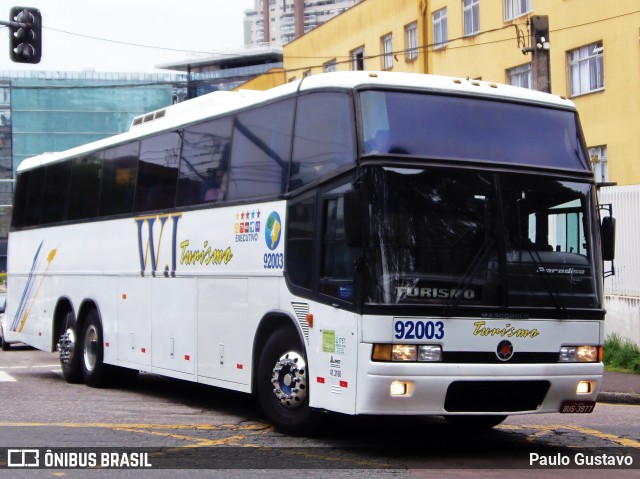 WJ Brasil Turismo 92003 na cidade de Curitiba, Paraná, Brasil, por Paulo Gustavo. Número da foto: #13072036.
