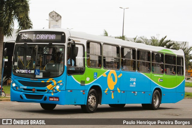 Unimar Transportes 24148 na cidade de Cariacica, Espírito Santo, Brasil, por Paulo Henrique Pereira Borges. Número da foto: #13073333.
