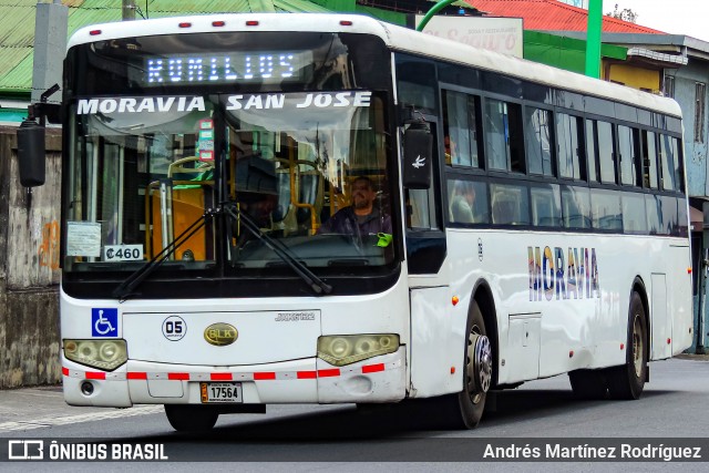 AMSA - Autotransportes Moravia 05 na cidade de San José, San Isidro, Heredia, Costa Rica, por Andrés Martínez Rodríguez. Número da foto: #13073616.