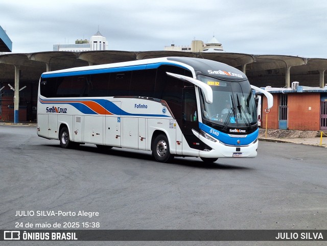VUSC - Viação União Santa Cruz 5140 na cidade de Porto Alegre, Rio Grande do Sul, Brasil, por JULIO SILVA. Número da foto: #13072722.