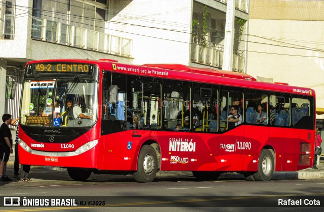 Auto Lotação Ingá 1.1.090 na cidade de Niterói, Rio de Janeiro, Brasil, por Rafael Cota. Número da foto: #13073988.