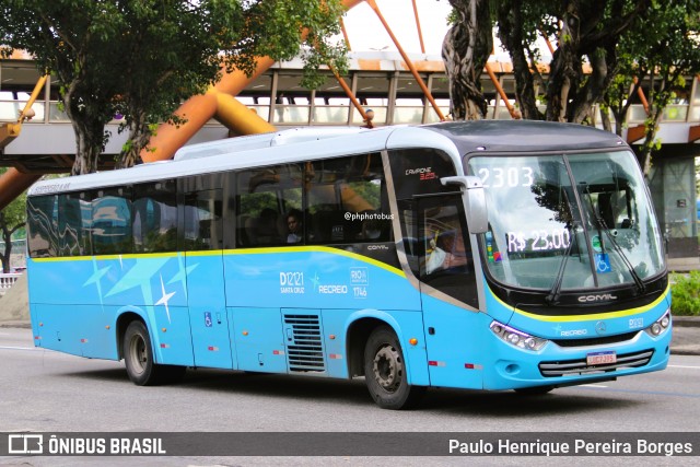 Expresso Recreio D12121 na cidade de Rio de Janeiro, Rio de Janeiro, Brasil, por Paulo Henrique Pereira Borges. Número da foto: #13073090.