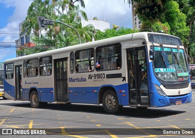Autoviária Paraense AV-91803 na cidade de Belém, Pará, Brasil, por Samara Goes. Número da foto: #13075845.