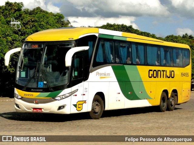 Empresa Gontijo de Transportes 19455 na cidade de Vitória da Conquista, Bahia, Brasil, por Felipe Pessoa de Albuquerque. Número da foto: #13076124.