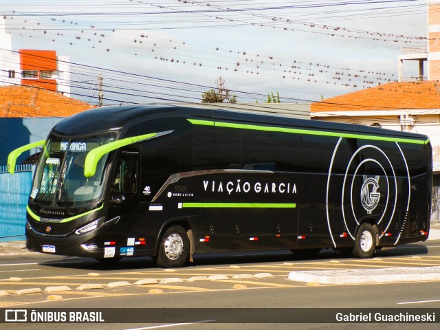 Viação Garcia 92101 na cidade de Ponta Grossa, Paraná, Brasil, por Gabriel Guachineski. Número da foto: #13075453.