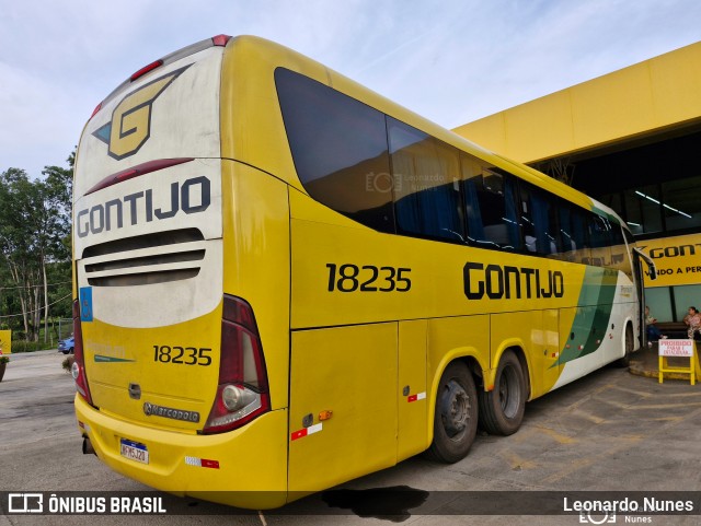 Empresa Gontijo de Transportes 18235 na cidade de Perdões, Minas Gerais, Brasil, por Leonardo Nunes. Número da foto: #13074917.
